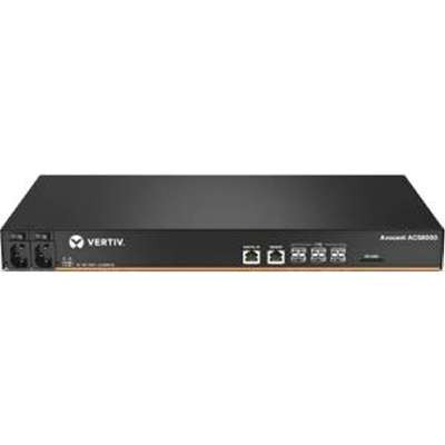 Avocent ACS8008DAC-400 - 8 Port ACS 8000 Console Server with Dual AC Power Supply TAA Compliant