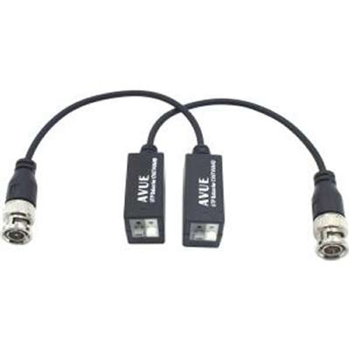 Avue Inc. AVB301P - 2-pack Video Balun with Pigtail for for HD-Tvi/Cvi/Ahd Up to 1000FT