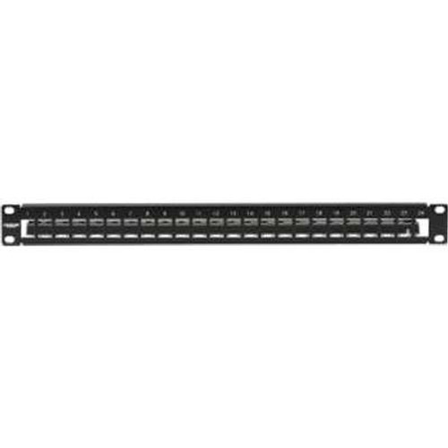 Black Box JPM10GF24 - 10-Gigabit Patch Panel 24-Port 1u