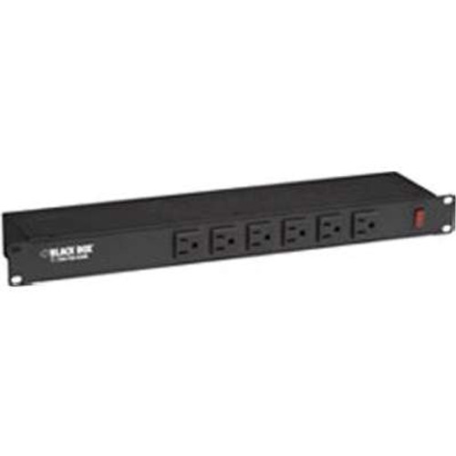 Black Box PS189A-R2 - 19&Quot; Rackmount Power Strip 6 Front