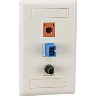 Black Box WP461 - Gigastation Wallplate 2-Port Single-GA