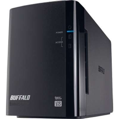 Buffalo Technology HD-WH4TU3R1 - 4TB DriveStation Duo USB 3.0 2x2TB Hard Drive RAID Array