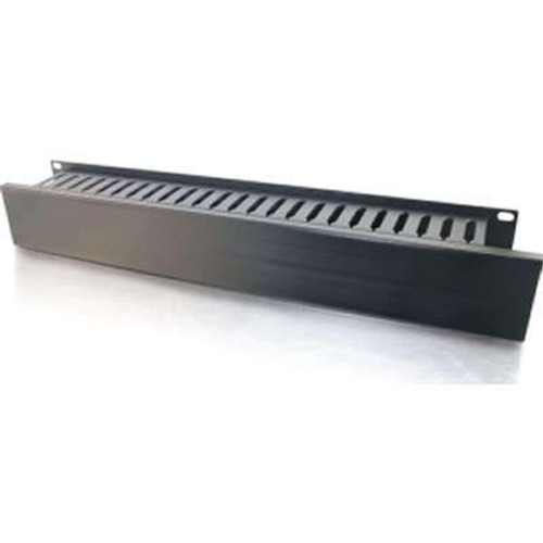 C2G 3746 - 2U (3.5" Horizontal Cable Management Panel - Black