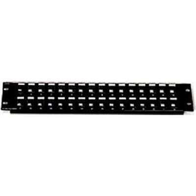 C2G 3860 - 32-Port Blank Keystone Patch Panel - Black