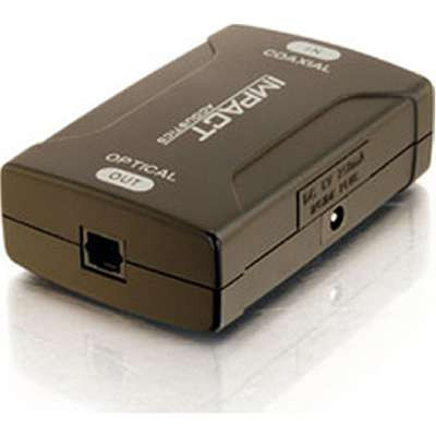 C2G 40018 - Coaxial to TOSlink Optical Digital Audio Converter