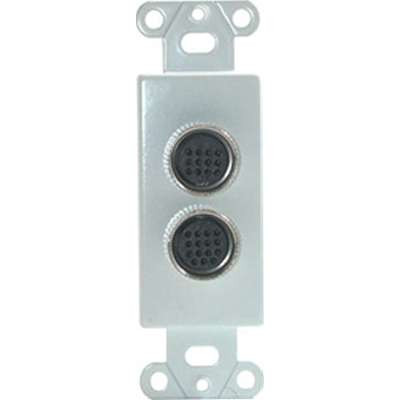 C2G 42111 - RapidRun Dual DIN 15P + 12P White