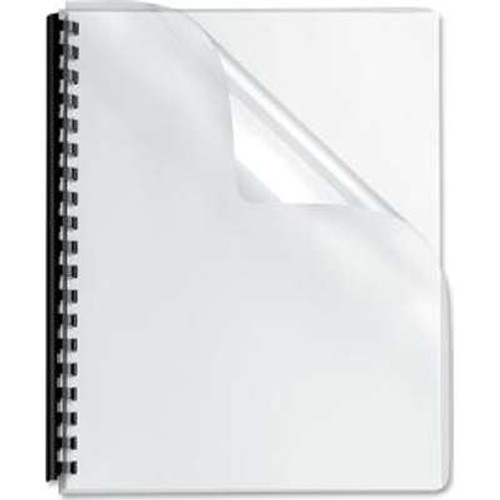 C2G 52311 - Fellowes 100-pack Transparent Cover-Oversize Clear PVC 5/CTN