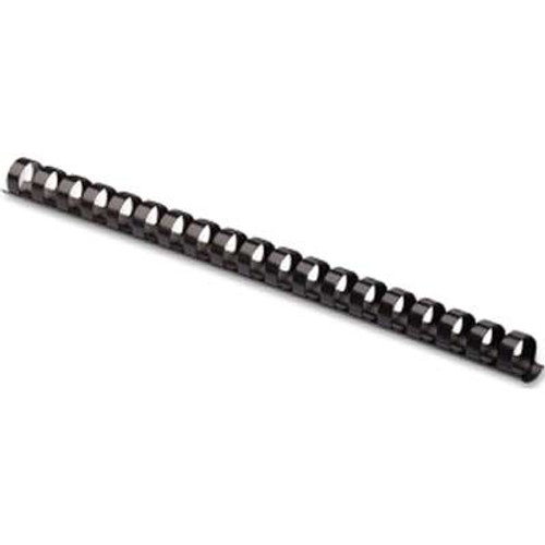 C2G 52323 - Fellowes Binding Combs Plastic - Black 1/2" 25-pack