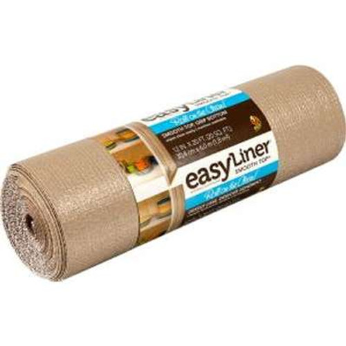 C2G 854357 - ShurTech Brands Duck Smooth Top Shelf Liner 12"x 20ft Taupe