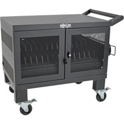 C2G CSHANDLEKIT2 - Tripp Lite Mobile Cart Conversion Kit with Handle Casters and Power Cord Manager for 16