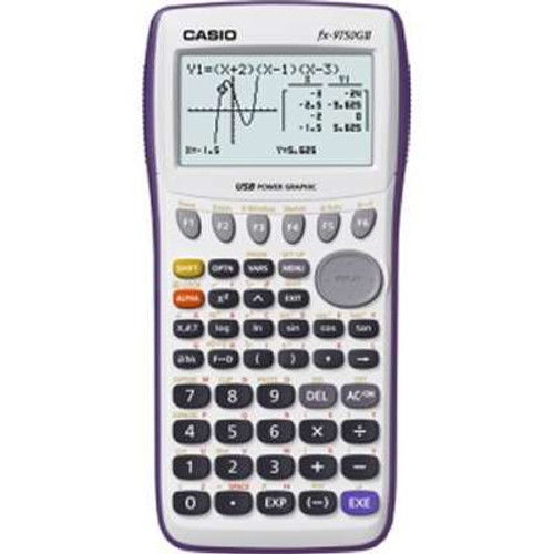 C2G FX-9750GII-SC - Casio FX-9750GII-SC Graphing Calculator School Bus Yellow