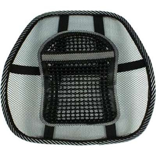 C2G LBP-1B - QVS Premium Ergonomic Lumbar Back Support with Large Massage Pad