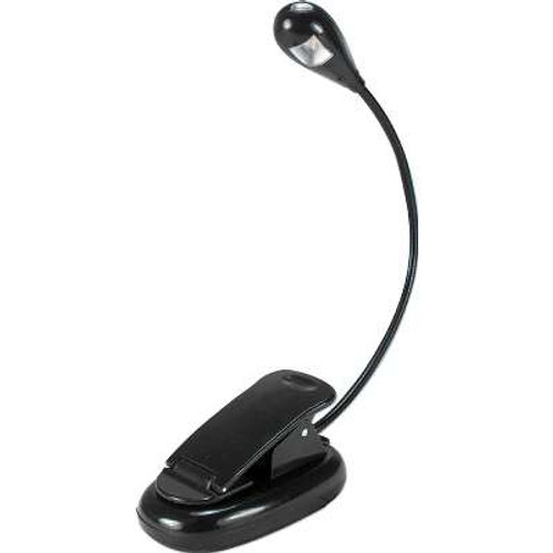 C2G LC-1LED - QVS Clip-On Go-Anywhere LED Light with Gooseneck