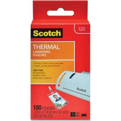 C2G TP5852-100 - 3M Thermal Pouches Id Badge Without Clip
