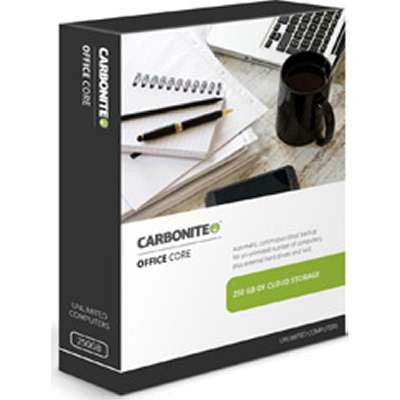 Carbonite CORE12M - Backup for Unlimited Computers 250GB - 1-Year
