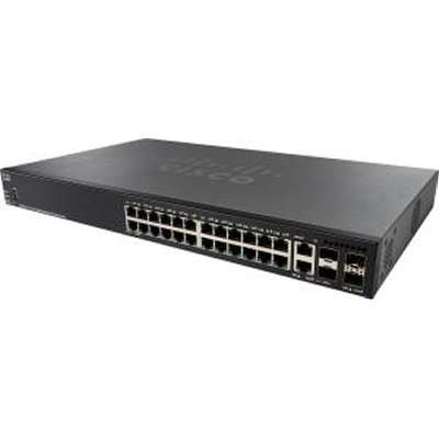 Cisco Systems SG350X-24-K9-NA - SG350X-24 24 Port Gigabit STK Switch
