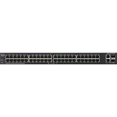 Cisco Systems SLM248PT-NA - SF200-48P 48-Port 10/100 PoE Smart Switch 2 Combo Mini-GBIC