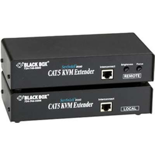 Black Box ACU1028A - ServSwitch CAT5 KVM Extender - Serial Extension/Audio Dual-Access