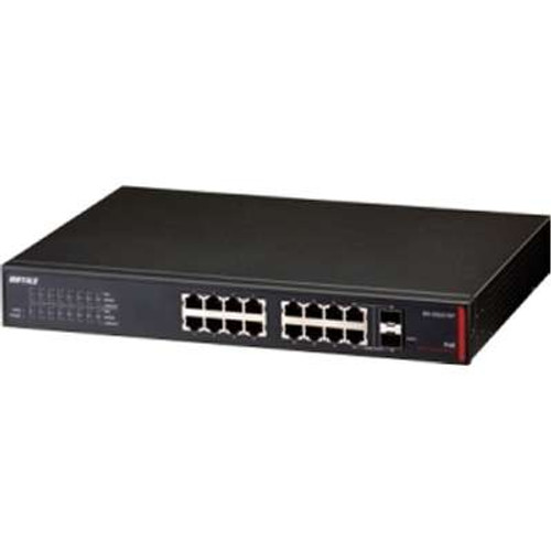 Buffalo Technology BS-GS2016P - 16-Port Gigabit Green Ethernet PoE Web Smart Switch with 2 SFP Slots