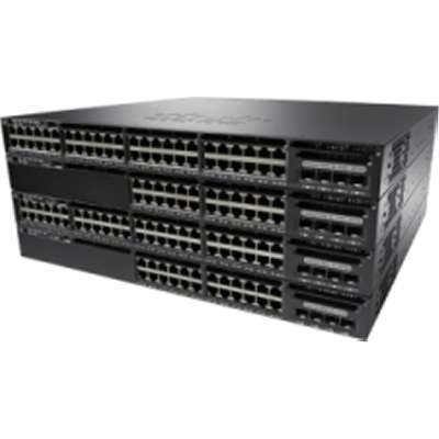 Cisco Systems WS-C3650-48PD-E - Catalyst 3650 48 Port PoE 2X10G Uplink IP Services