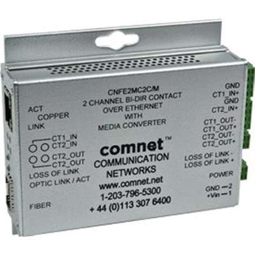 Comnet CNFE2MC2C/M - 2 Channel Bidir cc Over Ethernet
