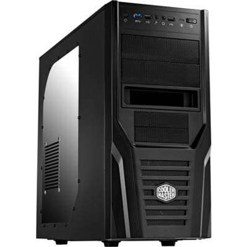 Cooler Master RC-431P-KWN2 - Elite 431 Plus Mid Tower Computer Case (Black)