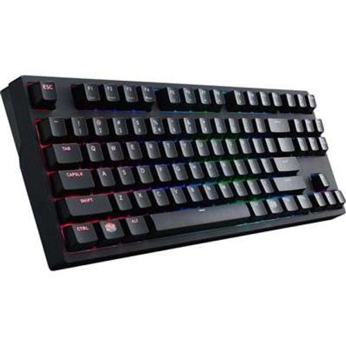 Cooler Master SGK-6030-KKCM1-US - MasterKeys Pro S Mechanical Keyboard with Intelligent RGB Backlighting Cherry MX Brown