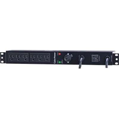 CyberPower MBP15A6 - MBP15A6 Mnt Bypass PDU 1U 15A 6OL Rear Outlets 6FT Cord 3-Year Warranty