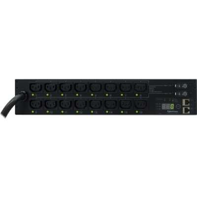 CyberPower PDU30SWHVT16FNET - 30A Switched PDU 2U 208V 16 C13 Out 16F Outlet L6-30P 10FT Cord