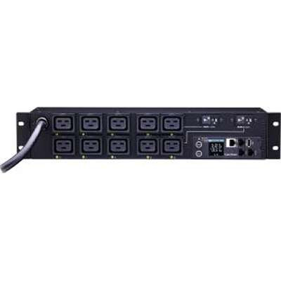 CyberPower PDU81009 - Metered-By-Outlet Switched PDU 30A 10OL C19 208V 12FT Cord 3-Year Warranty