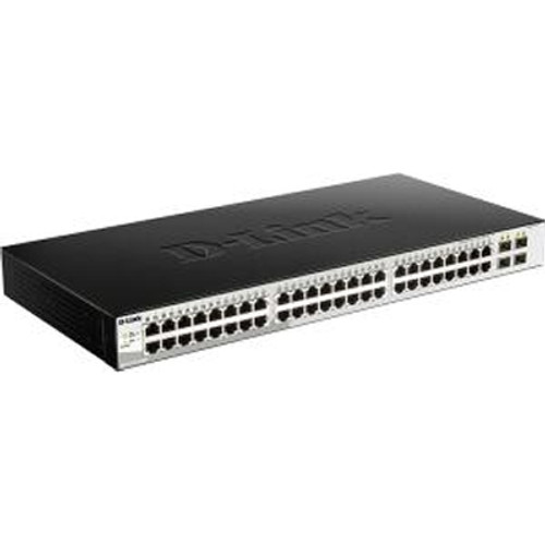 D-Link Systems DGS-1210-52/ME - 52 P Gigabit Smart Managed Switch - 48 Network Ports
