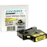 DYMO 18052 - RhinoPRO 1/4" x 5' Heat Shrink Tube - Black on Yellow