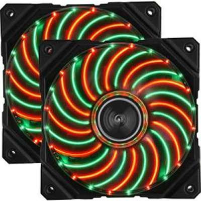 Enermax UCDFVD12P-T - Twin Pack DF Vegas Duo 12CM LED Fan with Patented DFRTM Tech