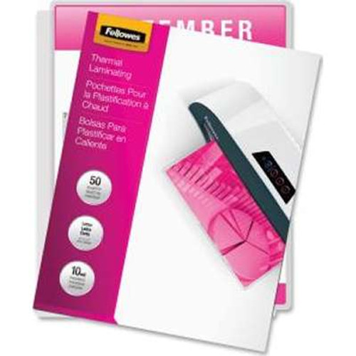 ENET 52042 - Fellowes Laminating Pouches Letter 10MIL 50-pack