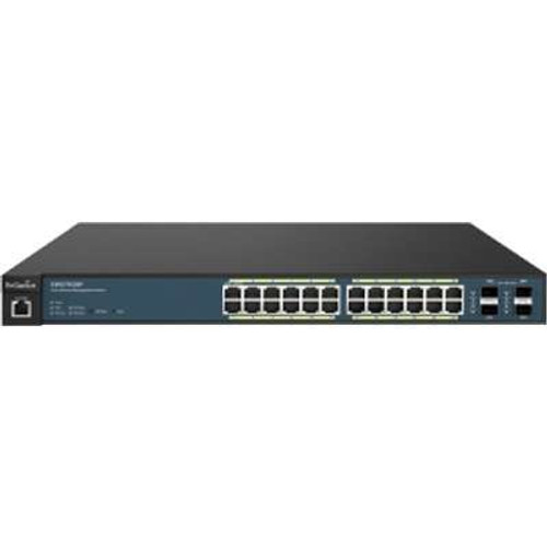 EnGenius Technologies EWS7928P - EnGenius EWS7928P 24 Port Gigabit PoE+ L2 Switch with 4 Dual Speed SFP Port RTL