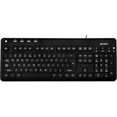 ErgoGuys KD-126 - A4-Tech Blue LED Backlit Multimedia Keyboard Via Ergoguys