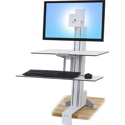 Ergotron 33-351-211 - Workfit-S Single High Definition Worksurface Large Keyboard