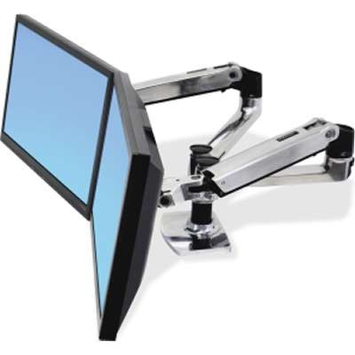 Ergotron 45-245-026 - LX Desk Mount Dual Side By Side Arm
