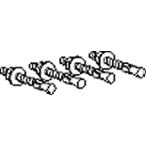 Ergotron 90-018 - Hardware Kit 4 Stud Anchors