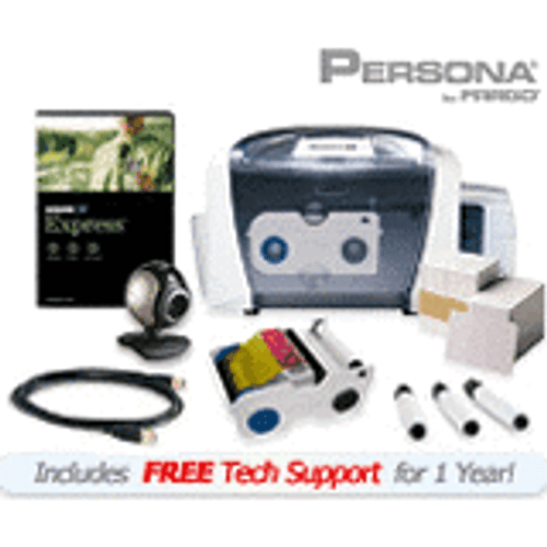 FARGO Electronics 45411 - Ribbon Eco Ymcko with Cleaning