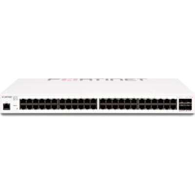 FORTINET FS-248D-FPOE - Fortinet L2 PoE+ Switch 48 x Ge RJ45 PT 4X1 Ge SFP