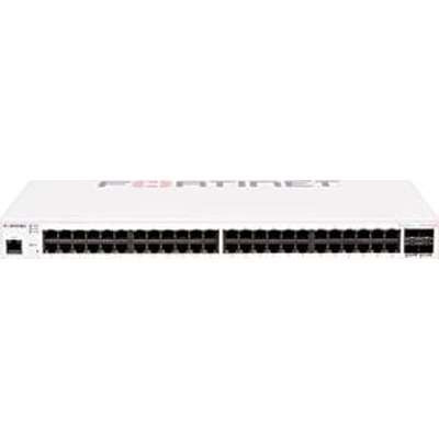 FORTINET FS-448D-FPOE - Fortinet L2 PoE+ Switch 48X Ge RJ45 PT 4x 10GE SFP+