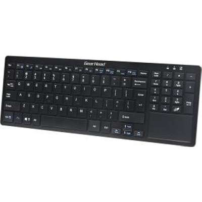 Gear Head KB3950TPW - 2.4GHZ Wireless Touch Touchpad Keyboard