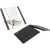 Goldtouch GTLS-0099W - Go 2 Wireless Bluetooth Keyboard (GTP-0044W) and Graphite Laptop and Tablet Stand