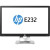 HP M1N98AA - 23" EliteDisplay E232 1920x1080 VGA/DP/HDMI Tilt/Height/Swivel/Pivot