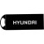 Hyundai Technology MHYU2BK8G - 8GB Bravo Keychain USB 2.0 Flash Drive Metal