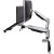 Loctek D7DP - D7DP 2-in-1 Full Motion Gas Spring Dual Monitor Arm Desk Mounts