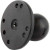 Ram MountsRAM-202U-IN1 - RAM 2.5" Round Base AMPs Hole Pattern Steel Reinforced Post & C Size 1.5" Ball