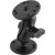 Ram MountsRAM-B-101U-A - RAM 1" Ball Mount with Short Double Socket Arm & two 2.5" Round Bases
