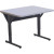 SIIG Inc.89848 - MooreCo Balt Brawny Table 60X30 Gray Adjustable Height TAA Compliant